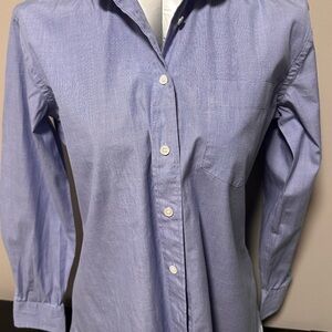 J. Crew Light Blue Women's Button-Down Shirt